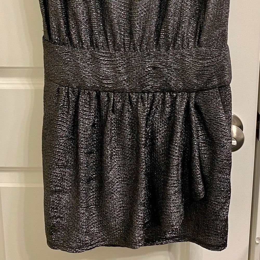 Bcbgeneration Metallic Silver Dress. - image 7
